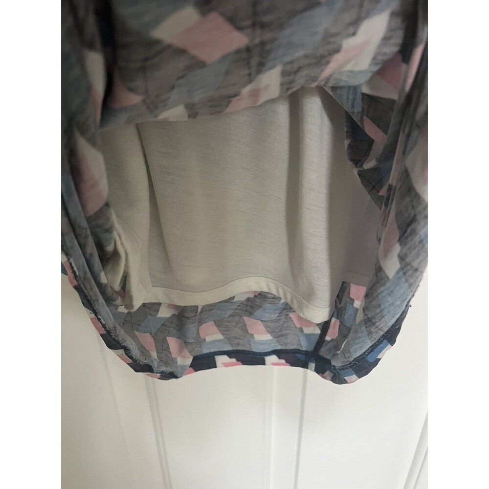 Boden Dress Geometric Print Midi Lined Size 8L Pockets - Picture 6 of 12